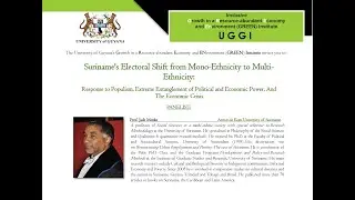 Suriname&rsquo;s Electoral Shift: From Mono-ethnicity to Multi-ethnicicy