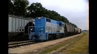 Peoria & Pekin Union Railway 802 SC15-A Revenue Local Freight 8/6/98