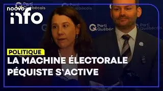 Le chef p&eacute;quiste Paul St-Pierre Plamondon annonce la candidature de Sandra Hernandez
