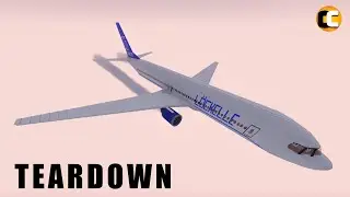 Boeing 737 Destruction in Teardown