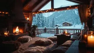 Relaxing Cafe Jazz ❄️ Winter Ambience for Deep Focus