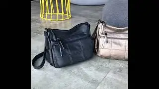 Melbourne - Vintage Leather Crossbody Bags - Ladylike Handbags - Modelled Features