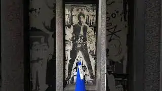 Han Solo paste up glitch #starwars  #streetart #hansolo #stormtrooper