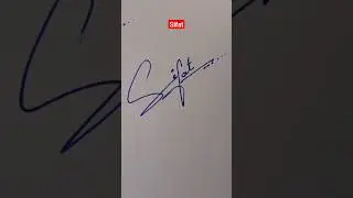 Sifat Name Signature #shorts #signature #penmanship