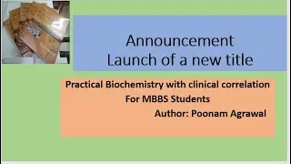 Practical Biochemistry with Clinical Correlation for MBBS Students                 by Poonam Agrawal