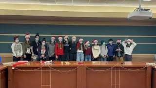 Holiday Card Delivery from &Eacute;cole Alliance St-Joseph
