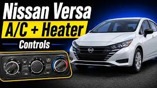 HEATER AND AIR-CONDITIONER CONTROLS OVERVIEW - NISSAN VERSA - HOW TO