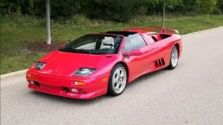 Test Drive Lamborghini Diablo VT Roadster Rosso Targa #lamborghini #diablo
