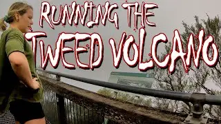 Mt Warning is a volcanic mountain - and we ran up it!