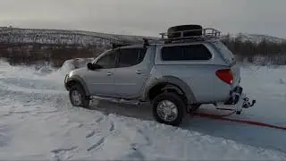 Pajero sport, l200, two Hilux Chukotka off-road