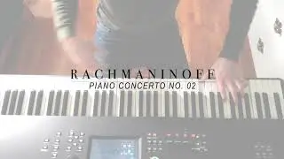Rachmaninoff -  Piano concerto No. 02 (Main part) Micah Bratt