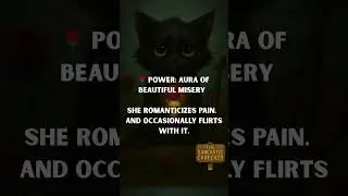Gloompurr: Romanticizing Pain with Elegance 🌹 #CareCats #shorts  #sarcasticcarecats #audiobookseries
