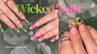 Делаю свои ✨Озорные✨ ногти | Урок для начинающих о том, как сделать так, чтобы накладные ногти вы...
