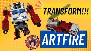 Artfire Transform!!!  Robot to Fire Truck and Back