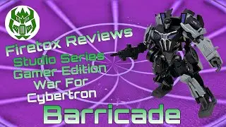 Firetox Reviews - Studio Series Gamer Edition:  Barricade #studioseries #barricade #transformers