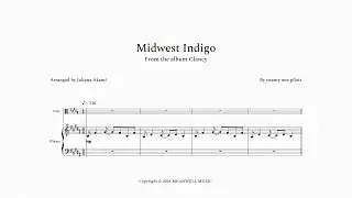 Midwest Indigo - twenty one pilots | VIOLA AND PIANO SHEET MUSIC PDF | Arrangify