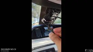 Radar Hardwire - BMW M3 CS - 12V Power Tapping Uniden Valentine Escort x50 8500