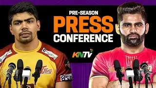 Pro Kabaddi League Season 11 Pre-Tournament Press Conference ft. Pardeep Narwal and Pawan Sehrawat