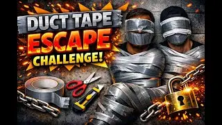 Escape The Tape Challenge | Duct Tape | डक्ट टेप से बचने की चुनौती