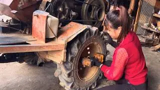 Amazing Talented 18-Year-Old Genius Girl Repairs and Restores a Stuck Truck Gearbox