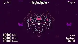 Sayonara Wild Hearts - Begin Again (Gold Rank) Playthrough [Switch]
