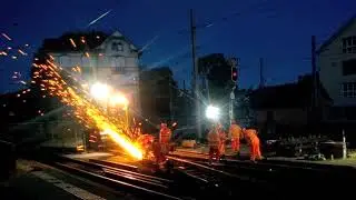 21.9.2017 | Gleisarbeiten beim Bahnhof Gais AR