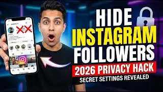 HOW TO Hide Your Instagram Followers & Following List (2026 Privacy Hack)