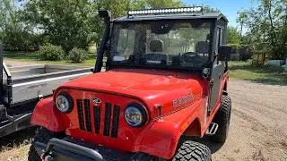 Mahindra Roxor Lightbar and Soundbar Combination Harness Install