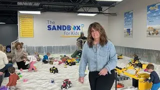 Local business incorporates fun and learning in a giant sandbox