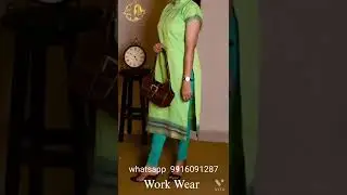 Rasathi Chettinad  Kurtis With Long Zip..