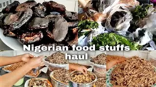 UNBOXING AFRICAN FOOD STUFFS  || NIGERIA FOOD STUFFS HAUL