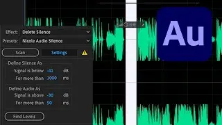 DELETE SILENCE and All PAUSES From Your Podcast in Adobe Audition