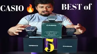Casio F91W🔥 Casio A700🔥Casio MWA-100H🔥 Casio D097 Casio A158 Watch|Top 5 Casio Watch You Must Need