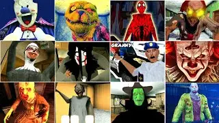 Hide & Caught Jumpscare Battle #4 - Entity - Death Park - ScaryKiller - Teddy Freddy - Spider Granny