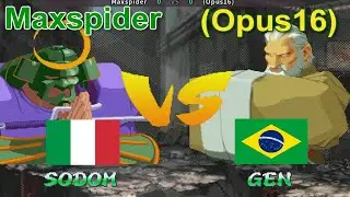 Street Fighter Alpha 2 - Maxspider vs (Opus16)