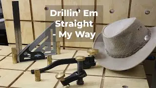 How to Cut 90° Bench Dog Holes In a Workbench - Really Simple Jig!