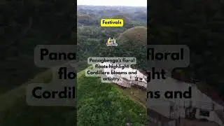 🌺 Panagbenga Festival in Baguio features grand floral floats and Cordillera artistry. #philippines