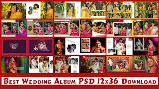 Best Full Wedding Album PSD Files Download 12x36 Size || NN PHOTOSHOP