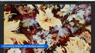 How to convert Multipass shader (Shadertoy) to Unity HDRP shader and material