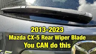КАК ЗАМЕНИТЬ ЗАДНЮЮ ЩЕТКУ СТЕКЛА СТЕКЛА НА Mazda CX-5 2013-2023 Г. - ОЧЕНЬ ПРОСТО