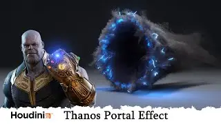 Thanos Portal W.I.P.  | Avenger's Endgame | Houdini FX