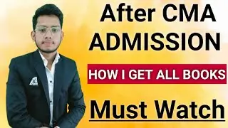AFTER CMA ADMISSION || WHEN I GET MY ALL BOOKS