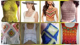 Most beautiful stylish crochet tops blouse design #2025