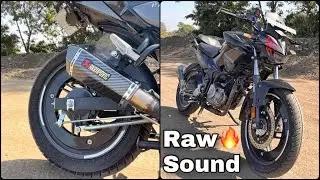 Hero Xtreme 125r Akrapovic Exhaust Raw Sounds Check🔥#heroxtreme125r #xtreme125 #heroxtreme #xtreme