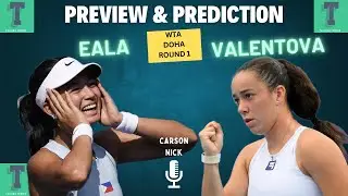 Alex Eala vs Tereza Valentova | Qatar Open 2026 Round 1 | WTA Doha | Preview & Prediction