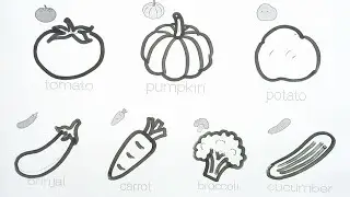 Learn Vegetable Names | Vegetable Names in English | Fun Learning for Kids | Preschool Learning