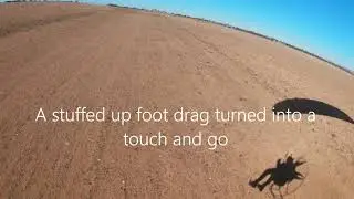 Paramotor flight in Sedan, South Australia. POV