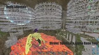 ARK | Sirens Syndicate's Lava Parkour Alpha Base Tour - Dodo Legends Season 5
