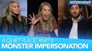 A Quiet Place: Best MONSTER Impersonation