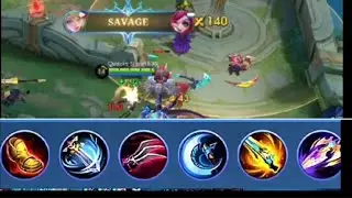 Try this build for unli savage #laylasavage #rankgame #sologamer #mlbb #longvideo 